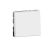 Bouton poussoir - 2 modules - 6A - Blanc - Legrand Mosaic 077040L