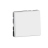 Bouton poussoir - 2 modules - 6A - Blanc - Legrand Mosaic 077040L