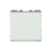 Bouton poussoir - 2 modules - 6A - Blanc antimicrobien - Porte �tiquettes - Legrand Mosaic 078715L