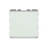 Bouton poussoir - 2 modules - 6A - Blanc antimicrobien - Porte �tiquettes - Legrand Mosaic 078715L