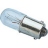Lampe miniature - BA9S - 10 x 28 - 24 Volts - 125 mA - 3 Watts - Boite de 5 - Orbitec 116240