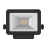 Projecteur  LED - 10W - 3000K - Noir - Theben 1020691