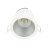 Collerette - Pour spot Europole LED UP UNI ES+ - Rond - Blanc et Aluminium - Fixe - Europole 5750A