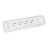 Bloc multiprise - 4 x 2P+T - Angle - A Cabler - Blanc - Legrand 049408