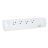 Bloc multiprise - 4 x 2P+T - Angle - A Cabler - Blanc - Legrand 049408