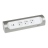 Bloc multiprise - 3 x 2P+T - Angle - USB - A Cabler - Blanc / Alu - Legrand 049409