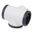 Fiche multiprise - 3 x 2P+T - Lat�rale - Blanc / Noir - Legrand 049435