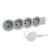 Rallonge multprise - 4 x 2P+T - 1.5 M�tre - Blanc / Gris - Legrand 049475