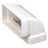Coude Vertical rectangulaire - 55 x 220 mm - Atlantic 460009