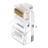 Connecteurs - Modular - 8 Points / 8 Contacts - CAT5E - Lot de 10 - GigaM�dia MJ8P8C