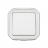 Bouton poussoir - NO - Blanc - Saillie - Legrand Plexo 069760L