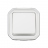 Bouton poussoir - NO - Lumineux - Blanc - Saillie - Legrand Plexo 069762L