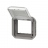 Adaptateur - Pour fonction Mosaic - Volet transparent - Composable - Gris - Legrand Plexo 069580L