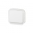 Bouton poussoir inverseur - NO/NC - Lumineux - Blanc - Composable - Legrand Plexo 069616L