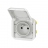 Prise de courant - 2P+T - Blanc - Composable - Legrand Plexo 069621L