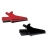 Jeu de pinces croco - 4 mm - Noir et Rouge - 1000V-CAT III et 600V-CAT IV - Sefram instruments SA110