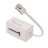 Adaptateur - Prise t�l�phone en T Femelle vers RJ45 M�le - 10 cm - Erard 3789