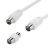 Cable TV - 9.52 mm - 3C2V - M�le / Femelle - 10 M�tres + Adaptateur - Erard 4513