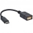 Adaptateur - USB-C M�le / USB-A Femelle - 15 Cm - Erard 722440
