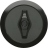 Hager 1930 - Enjoliveur et manette rotative - Noir - Hager WMV780N
