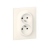 Prise de courant - 2 x 2P+T - 1 poste - Blanc - Legrand Dooxie 600321