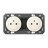 Prise de courant - 2 x 2P+T - Pr�-cabl�e - Blanc - Legrand Dooxie 600332