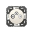 Prise TV - R - SAT - �toile - Blind�e - Blanc - Legrand Dooxie 600353