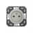 Prise de courant - 2P+T - A puits - Alu - Legrand Dooxie 600437