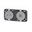 Prise de courant - 2P+T - Avec chargeur USB - 2 postes - Alu - Legrand Dooxie 600442