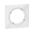 Plaque Legrand Dooxie - 1 poste - IP44 - Blanc - Legrand 600943