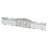 Porte �tiquette - Double - Pour plaque 655 - Urmet RC41C