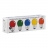 Ampoule � LED - E27 - 1W - Multicolore - G45 - Lot de 5 - Bailey 143753