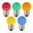 Ampoule � LED - E27 - 1W - Multicolore - G45 - Lot de 5 - Bailey 143753