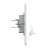 Sortie de cable - A griffes - Complet - Blanc - Schneider Electric Ovalis S321662