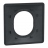 Plaque de finition - Ovalis - 1 Poste - Anthracite argent chrom� - Schneider Electric S340702G