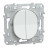 Va et vient + bouton poussoir - Fixation par vis - Blanc - Schneider Electric S320285