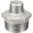 Mamelon - R�duit - M�le / M�le - Fonte mall�able galvanis�e - 26 x 20 - Sferaco 245026020G