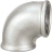 Coude � 90� - Femelle / Femelle - Fonte mall�able galvanis�e - 40 x 49 - Sferaco 090040G