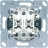 Bouton poussoir - Double - Inverseur - LS - Fixation � griffes - Jung 539U