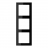 Cadre - 3 Postes - LS - Noir - Jung LS983SW