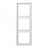 Cadre - 3 Postes - LS - Blanc - Jung LS983WW