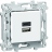 Chargeur USB - Type USB A+C - Pure - Hager Essensya WE113