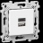 Chargeur USB - Type USB A+C - Pure - Hager Essensya WE113