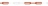 Chaine de d�limitation - Plastique - Rouge et blanche - 5 m�tres - Catu AL-31/05