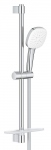 Barre de douche - Grohe Tempesta Cube - 3 Jets - Avec tablette - Chrom� - Grohe 27576003