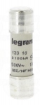 Fusible cartouche cylindrique - 10 x 38 - 10 Ampres - Type gG HPC - Sans voyant