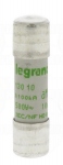 Fusible cartouche cylindrique - 10 x 38 mm - 10 Amp�res