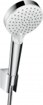 Douchette - Hansgrohe Crometta Set Porter S - Blanc et chrom� - Hansgrohe 26694400