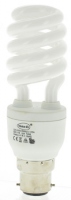 Ampoule fluocompacte B22 15 Watts forme spirale
