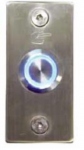 Bouton poussoir - NO/NF - Plaque Inox - Encastr� - Avec anneau lumineux - ACIE BOPO-I